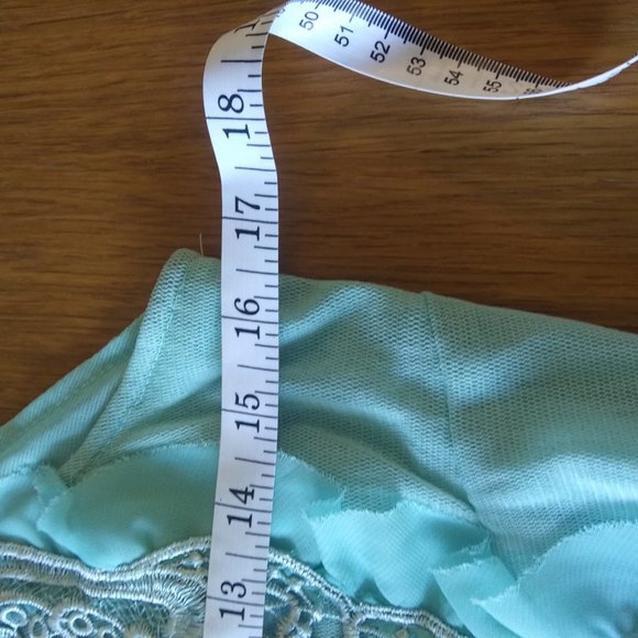 Pretty Angel Aqua Lace Embellished Top - Picture 11 of 13